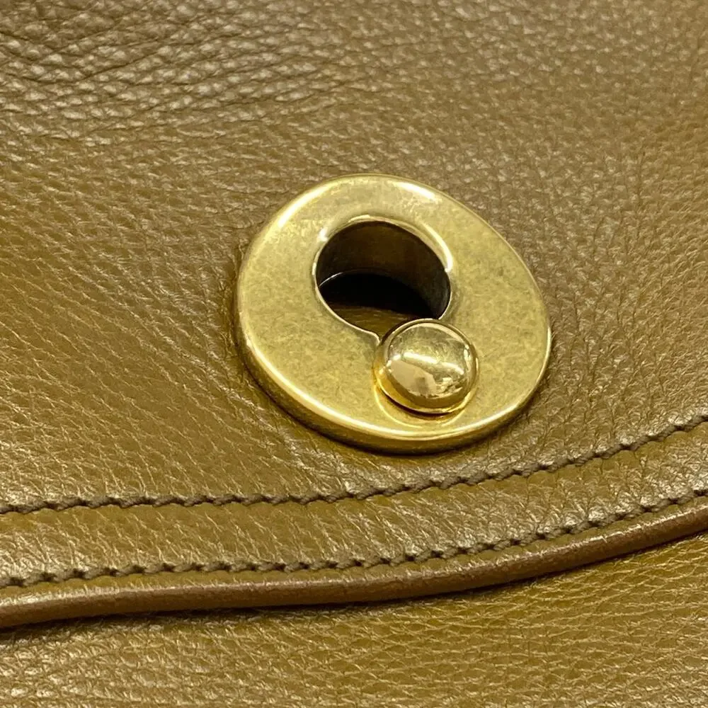 Saint Laurent YvesSaintLaurent Muse Two Handbag 229563 Brown Black Leather - Picture 11 of 15